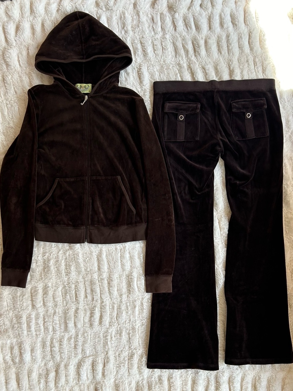 Like New Y2K Vintage Juicy Couture Velour Tracksuit Set Made in USA